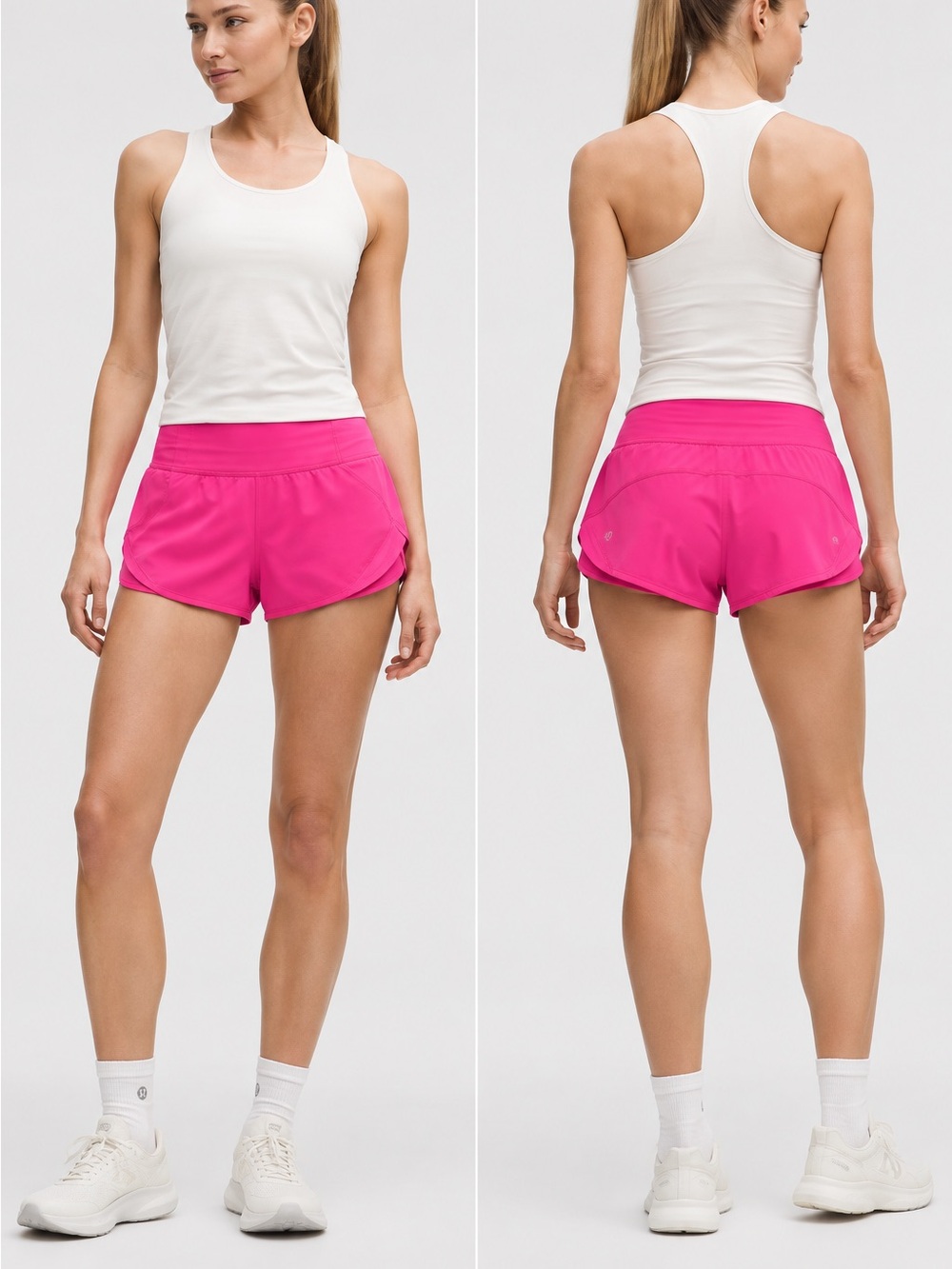Lululemon athletica Hottie Hot 2.5” Athletic Shorts in Coral